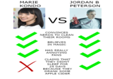 MARIE KONDO JORDAN B PETERSON VS CONVINCES NERDS TO CLEAN THEIR ROOMS BELIEVES IN MAGIC HAS REALLY ANNOYING FANS CLAIMS THAT THEY DIDNT SLEEP FOR 25 DAYS BECAUSE THEY DRANK SOME APPLE CIDER