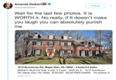 Amanda Deibert- Follow @amandadeibert Wait for the last few photos. It is WORTH it. No really, if It doesn't make you laugh you can absolutely punish me 1612 Norristown Rd, Maple Glen, PA 19002 - 5 beds/2.5 baths (BRIGHT MLS) For Sale: 5 bed, 2.5 bath 5029 sq. ft. 1612 Norristown Rd, Maple Glen, PA 19002 , $750,000 . MLS# PAMC549994 . "50 shades of redfin.com