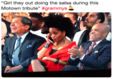 "Girl they out doing the salsa during this Motown tribute" #grammys 15