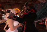 This is a wedding photo from in Second life, Second life is not entirely what many think it is and is very much a social and cultural world. 