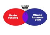 Kevin Did Nothing Wrong Kevin Posting Wrong Answers Only