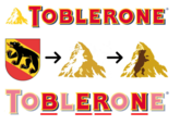 Toblerone logo TOBLERONE TOBLERON
