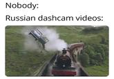Nobody: Russian dashcam videos:
