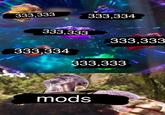 333,333 333,334 333,333 333,333 333,334 333,333 mods
