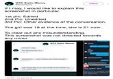 WTC Static Manny @StaticManny Follow If I may, I would like to explain this screenshot in particular. 1st pic: Edited 2nd Pic: Unedited 3rd Pic: Other evidence of the conversation. The girl was 19 at the time, she is 21 now lo clear out any misunderstanding This screenshot was not directed towards any minor WTC Static Manny @StaticManny 3/2217 hmmmm I see You like sucking? O.o 22 Dec 2017 3217 304 Hmmmmm I don't wanna do it here though... 22 Dec 2017 firing ferab Just cause this is my main profile and it screws me over essentially. a "online" girls 22 Dec 2017 of @HRGesports,girlfriend to man trans girl On The Internet, funyo itty smash content. 21. find me on n @girl@yiff life /zir she her 1:50 PM-24 Mar 2019
