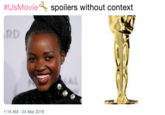 #UsMovieo spoilers without context RD 1:16 AM - 24 Mar 2019