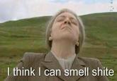 think I can smell s----