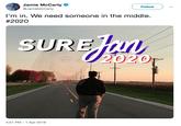 Jamie McCarty @JamieMcCarty Follow I'm in. We need someone in the middle. #2020 SURE 2020 4:51 PM-1 Apr 2019