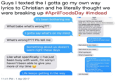 Guys I texted the I gotta go my own way lyrics to Christian and he literally thought we were breaking up #AprilFoodsDay #imdead It's been bothering me Christian bring us! I fall for you more and more Know Your Meme: Internet Meme Database that ba wasn't annoying so I can just think and focus on you instead of stressing over projects and what not. I just wanna have a date with you and cuddle and enjoy each other's company What babe what's wrong??? I gotta say what's on my mind What's wrong???? Pls tell me It's so hard to say But I've gotta do what's best for me Wait what do you mean... Something about us doesn't seem right these days Wait what do you mean... What's going on What's happening Like what specifically: I've just been busy with work, I'm sorry l haven't been able to give you more of my time You'll be okay I've got to move on and be who I am I just don't belong here; I hope you understand We might find our place in this world someday But at least for now gotta go my own way Life keeps getting in the way JOY PLEASE 11:41 PM-1 Apr 2017