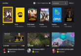 Live Now Show X Tagged Content Language SEE ALL > FORTNITE BATTLEGROUNDS All DLive PUBG Mobile Chatting 607 watching Fortnite Zula 333 watching 2,942 watching 1,711 watching 632 watching with PewDiePie 57.67K ool 2,753,943 vo 2.6K 14.02K 121 LINO Poines #SupportCreators #StreamOn 10k Followers PARTY! HIDE &SEEK CUSTOM LOBBY! PewDiePie Ltzonda Flowdriver