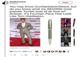 RedScharlach @redfacts Follow You may know Cumberbatch/Otters, but do you know what my SECOND most popular Tumblr post of all time is? Answer: it's Fountain Pens That Look Like Tom Hiddleston HON MRN 0 IHON MA İRON MI İHON MANS COD O IRON MR 12:46 PM - 8 Jun 2018 938 Retweets 2,474 Likes 臕2-9.000 49 t 938 2.5K