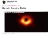 ElElegante101 @skolanach Replying to @ditzkoff @Mikel_Jollett Harm to Ongoing Matter Harm to Ongoing Matter 11:33 AM-18 Apr 2019