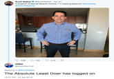 Scott Walker@ScottWalker Apr 24 In support of sexual assault victims, I'm wearing jeans on #DenimDay # Denim Day2019 mike @MikeOdenthal Replying to @ScottWalker The Absolute Least Doer has logged on 12:07 PM-24 Apr 2019