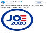 Alexandra DeSanctis @xan_desanctis Follow We're all on the same page about how this looks like it says "Jo," right? 35 JOE 202O 10:37 AM -25 Apr 2019