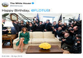 The White House @WhiteHouse Happy Birthday, @FLOTUS! 9:42 AM - 26 Apr 2019