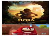 EXPLORER IS HER MIDDLE NAME DOR AND THE LOST CITY OFGOLD IN THEATRES AUGUST 2 thought your middle nameC was The