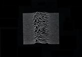 Unknown Pleasures album art (CD sized) Touched up to remove dust specks from the scanned cover.