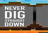 NEVER STRAIGHT DOWN © comicalconcept.com
