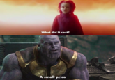 What did it cost? A small price
