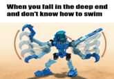 When you fall in the deep end and don't know how to sWIM