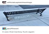 This "Tumblr":/memes/sites/tumblr post about one of Banksy's lesser known pieces was discovered on a "26 Funny Memes & Tweets":https://cheezburger.com/8452613/26-funny-memes-tweets-to-help-you-press-pause list on Memebase.