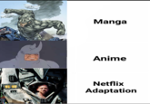 Manga Anime Netflix Adaptation