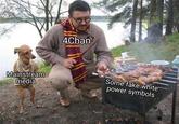 4Chan Some fake white power symbols Mainstreamm media