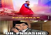 SUPERMAN IS COMING IN SUPERGIRL OCTOBER 10 ON GUU UH, PHRASING