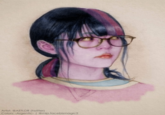 The original picture is a portrait of Yuka Takaoka.