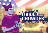 I posted this edit to DeviantArt on December 5, 2017, but I held off on posting it here for lack of a good gallery. This entry reminded me of it, so here it is. I could have used the "_Chowder_":https://knowyourmeme.com/memes/subcultures/chowder entry, but it was barely anything at the time (and still isn't much).

Images used: "this promo image":https://i.imgur.com/AYFFsPE.jpg of Steven, the purple and pink background patterns on Chowder's clothes, the _Louder with Crowder_ logo from one of his many YouTube thumbnails, some image from _Chowder_ of Marzipan City and Mung Daal's Catering Company, and "this American flag.":https://i.imgur.com/g2ZaFgR.jpg