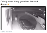 Dobby when Harry gave him the sock jey bee 8:48 PM - 8 Jun 2019
