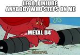 Meme about the real life dangers of playing "D&D":/memes/subcultures/dungeons-and-dragons. A metal D4 dice makes "lego":/memes/subcultures/lego pieces seem as harmless as autumn leaves.
