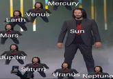 Mercury Venus Earth Sun Mars Jupiter Saturn Uranus Neptune