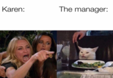 Karen: The manager: Jordyn Woods Face Facial expression Head Nose Selfie Photo caption Cat Human Photography Organism