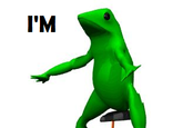 I'M Frog Green Animation