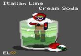Italian Lime Cream Soda EL