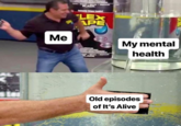 LEX APE Me My mental health Old episodes of It's Alive
