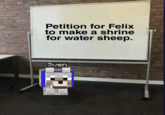 Petition for Felix to make a shrine for water sheep. Sven Template by u/F-M-B-R