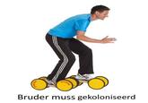 Off We Go pedole Bruder muss gekoloniseerd