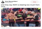 Brian Maxwell Mann Follow @BrianMaxMann and they say AEW is stealing too much from wcW 11:33 PM - 22 Jul 2019