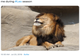 me during #Leo season 10:30 AM Jul 23, 2019 Buffer