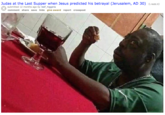 Judas at the Last Supper when Jesus predicted his betrayal (Jerusalem, AD 30) (Lredd.it) submitted 12 months ago by reef_higgens comment share save hide give award report crosspost