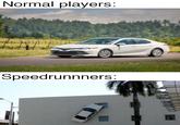 Normal players: Speedrunnners: