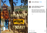 santino_williamlegan Follow SMOKEY santino_williamlegan Read Might Is Right by Ragnar Redbeard Why overcrowd towns and pave more open space to make room for hordes of mestizos and Silicon Valley white t----? 13h FIRE DANGER SMOKEY HIGH TODAY! US Be the first to like this