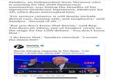 Sanders, an Independent from Vermont who is running for the 2020 Democratic nomination, was listing the benefits of his signature healthcare legislation, Medicare for All, when Ryan interrupted him. "For seniors citizens, it will finally include dental care, hearing aids, and eyeglasses," said Sanders. "Second of all "But you don't know that Bernie," said Rep Tim Ryan (D-Ohio), one of Sanders' rivals on the stage for the CNN debate. "You don't know that. "I do know that," Sanders retorted. "I wrote the damn bill! Variety @Variety Bernie Sanders responds to Tim Ryan: "I do know; I wrote the damn bill" #DemDebate CNN CN Se Ber117K viewo:18/0:18 DEMOCRATIC PRESIDENTIAL DEBATE CC s0embate 1,163 5:50 PM- Jul 30, 2019