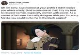 Fire Emblem cullen; Three Houses @DrCullenPHD Oh I'm sorry. I just looked at your profile I didn't realize you where a lady. (And a cute one at that) I try my best to respect women. Especially women with power. As a matter of fact now I actually do agree with you. I'm sorry. Maybe you could invite me to the black eagles? 11:55 PM Aug 1, 2019 Twitter for Android