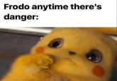 "Lord of the Rings":/memes/subcultures/lord-of-the-rings meme found in a list of "13 Cowering Detective Pikachu Memes":https://cheezburger.com/8976901/13-cowering-detecting-pikachu-memes-that-embody-silly-fears on Memebase.