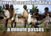 Every 60 seconds in Africa a minute passes VIA 9GAG.COM