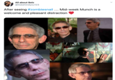 collage of john munch photos to distract from zombie snail