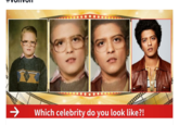 Which celebrity do you look like?!
